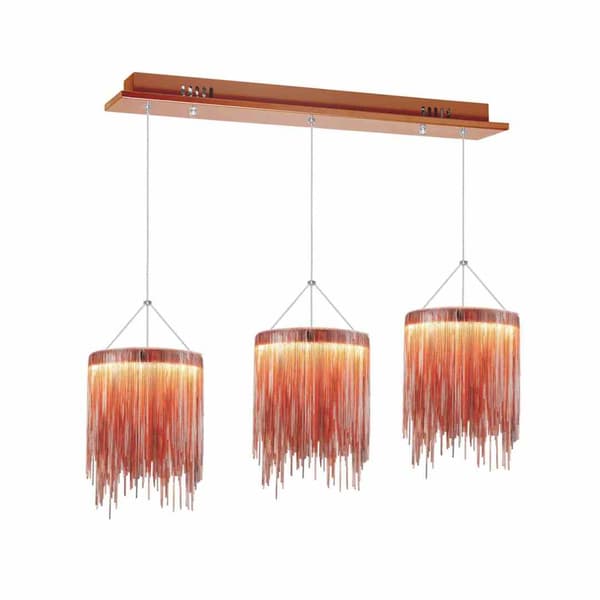 Milagro CASCATA ML3799 kobber LED pendel lysekrone