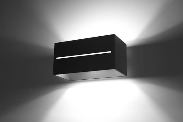 Væglampe LOBO MAXI sort Sollux Lighting SL.0530