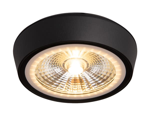 Moderne rund sort LED 11W IP65 CHARON Maxlight loftspot