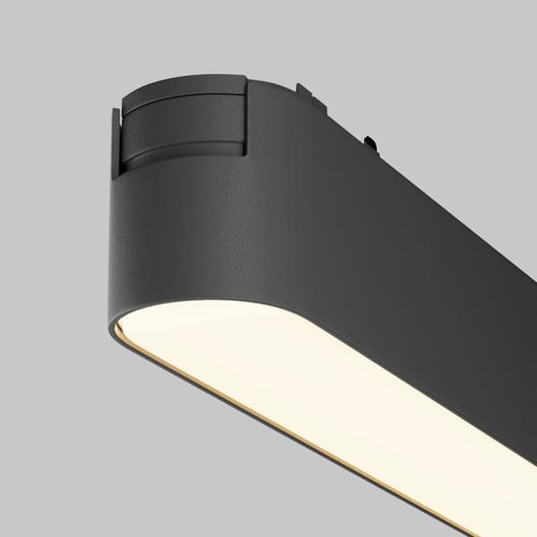 1-faset skinnespot sort lineær LED 16W 3000K BASIS Maytoni Technical