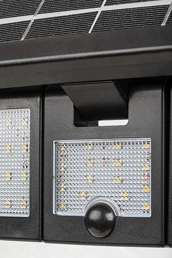 Solarprojektør med sensor LED 9.6W Lihull sort 77020 Rabalux