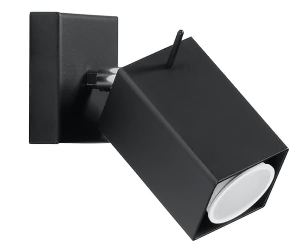 Seinävalaisin MERIDA Musta Sollux Lighting SL.0099