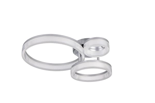 Moderne krom loftlampe små LED-ringe 32W MOVA RL