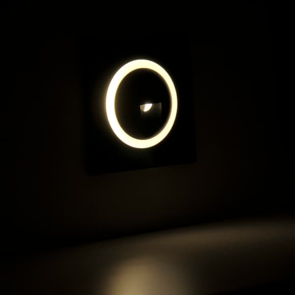 LED trappe- og facadebelysning Q2 rund 313683 Polux