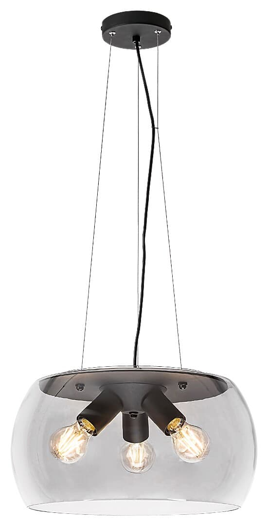 Moderne pendellampe E27 3x40W sort 3190 Ursula Rabalux