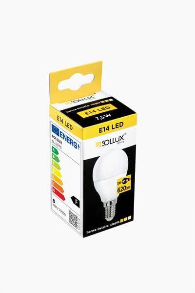 LED-lamppu E14 7,5W lämmin Sollux Lighting SL.0970
