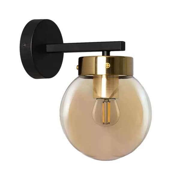 Vägglampa Glaskula Abruzzo Clasico E27