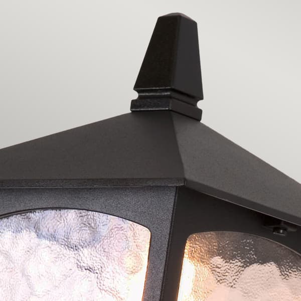 Canterbury ulkoseinävalaisin 1xE27 musta Elstead BL5-BLACK