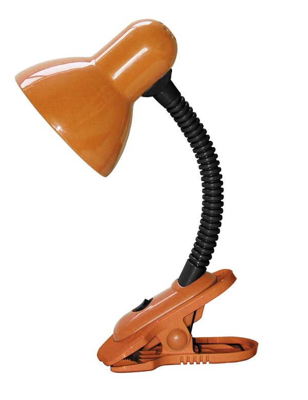 Lasten klipsilamppu oranssi E27 Dennis 4258 Rabalux