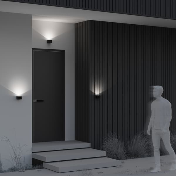 Ulkoseinävalaisin grafiitinharmaa sisäänrakennettu LED 5W Blow Maytoni