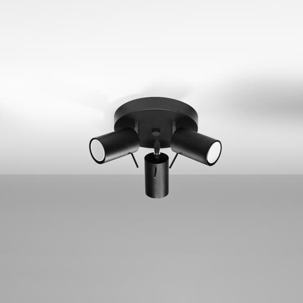 TORQUE 3P loftlampe sort Pure Lume model PU.1016