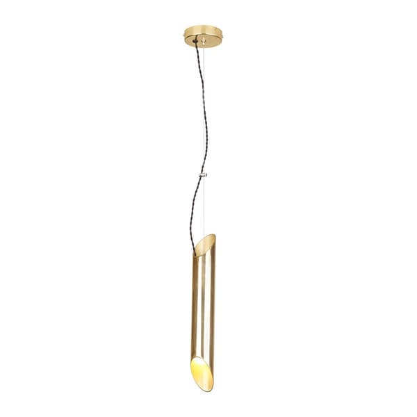Pendellampe guld rør Libra 1xE14 40W Milagro