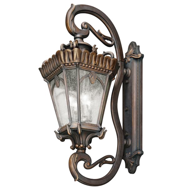 Kichler Tournai E27 60W ruskea ulkoseinävalaisin