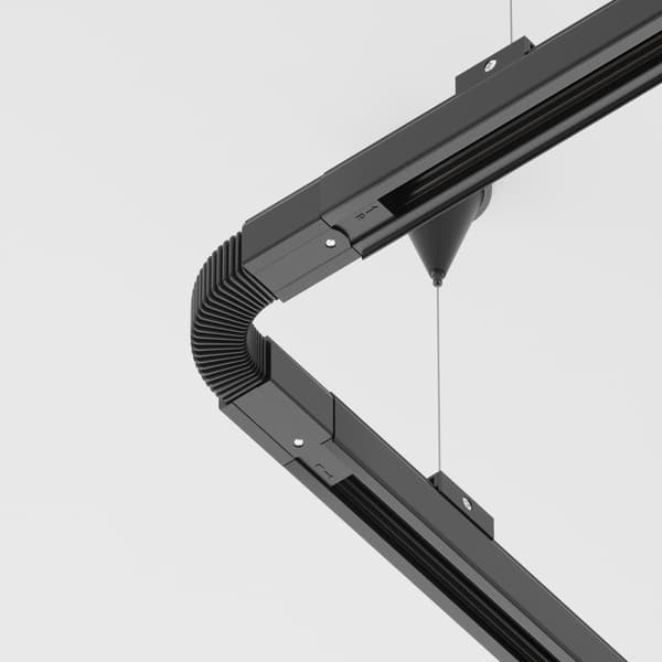 Fleksibelt stik til skinnesystemer sort TRINITY Maytoni Technical