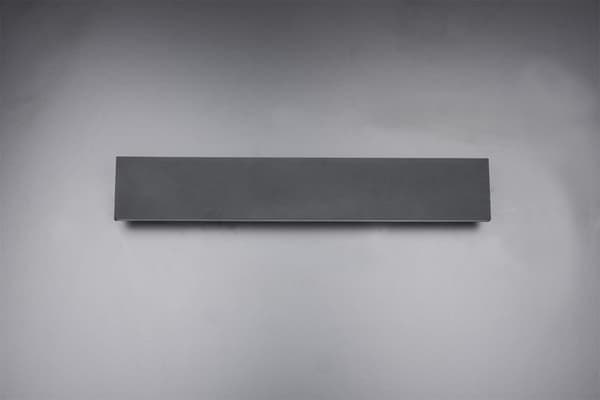 Vägglampa modern antracit rektangulär upp-och-ner LED 18W TERMINUS Trio