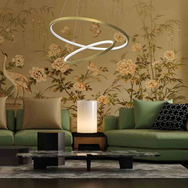 Guld LED pendellampe LUCERO Milagro ML7950