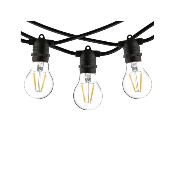 LED-valosarja Nowodvorski FESTOON LIGHTS 7873 kumikaapeli, musta