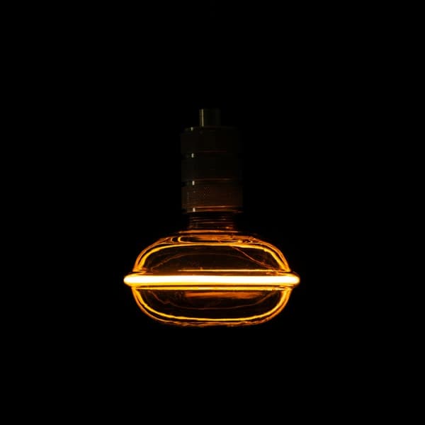 Dæmpbar dekorativ UFO-pære røget ZERO SERIE 4W 100lm E27 G130 Ecolight