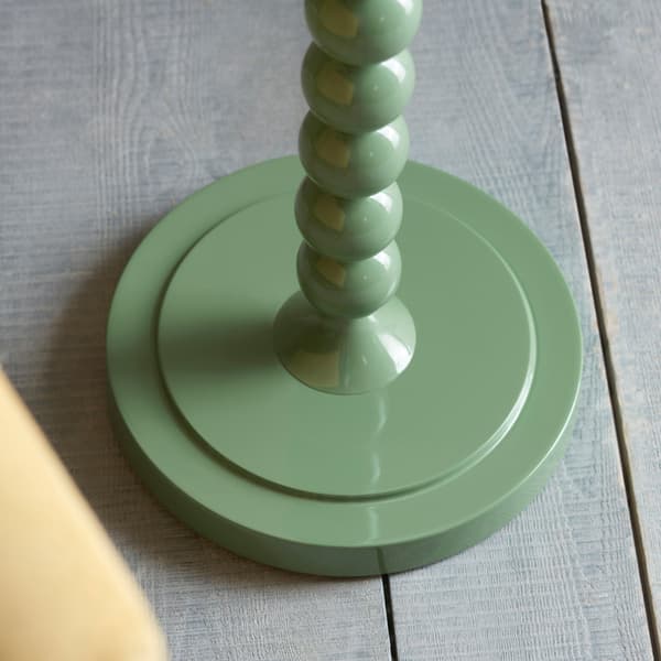 Gulvlampefod grøn kuglestang 1xE27 10W HIGGLEDY Endon