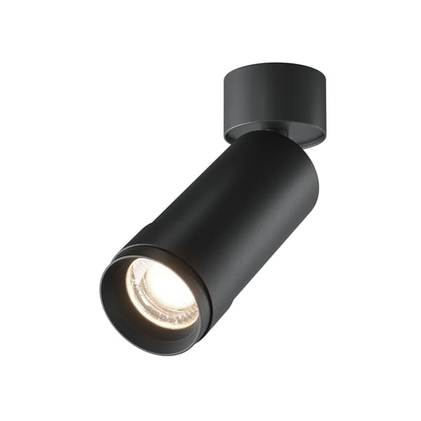 Bevægelig loftspot sort neutral lysfarve LED 12W Focus Zoom Maytoni