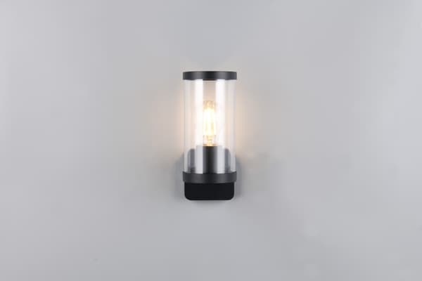 Udendørs væglampe sort E27 28W BONITO RL