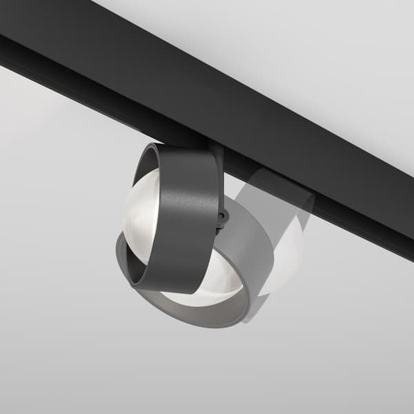 Sort magnetisk skinnespot LED 15W LENS Maytoni Technical