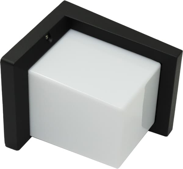 Ulkoseinävalaisin TAURUS E27 musta alumiini IP54 ID-8010 Idealed