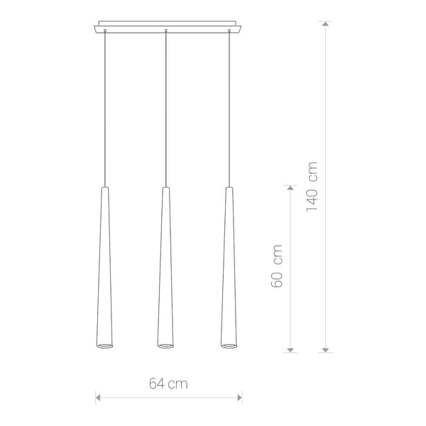 Nowodvorski QUEBECK hvid pendel, aluminium 5404