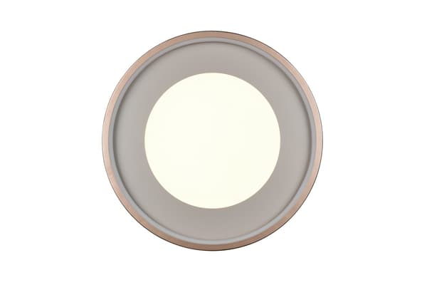 Moderne kaffe rund perforeret LED loftslampe 36W SOLEA Trio