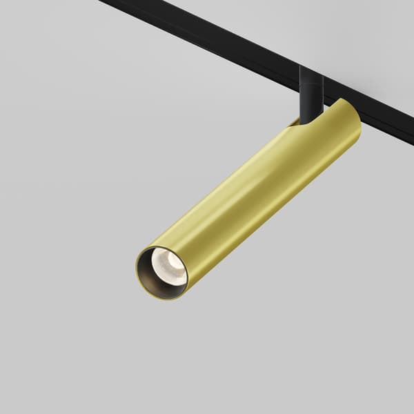 Magnetisk skinnespot guld-sort LED-rør 6W 3000K FOCUS T Maytoni Technical
