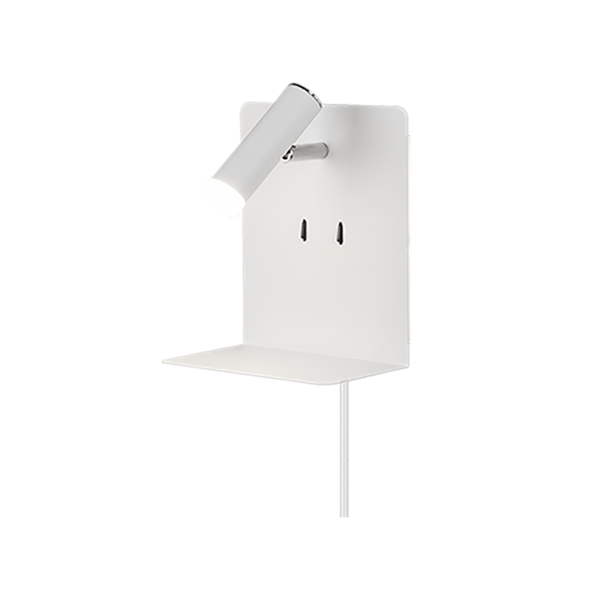 Vägglampa ELEMENT vit Trio 222570231