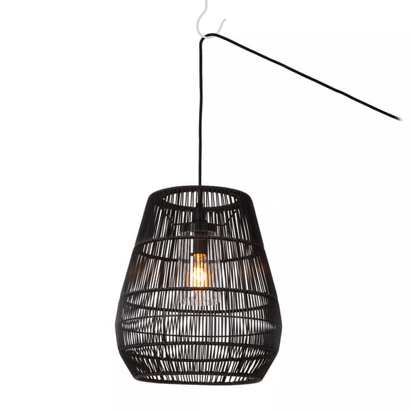 Udendørs pendellampe sort E27 40W NERIDA Lucide