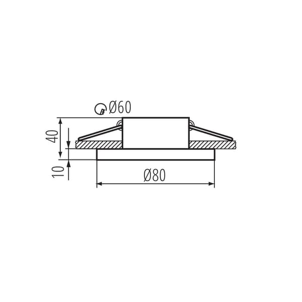 Kanlux FLINI loftarmatur model 33123 IP44