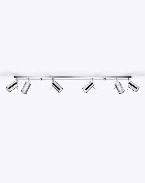 Loftlampe RING 6L Krom Sollux Lighting SL.0732