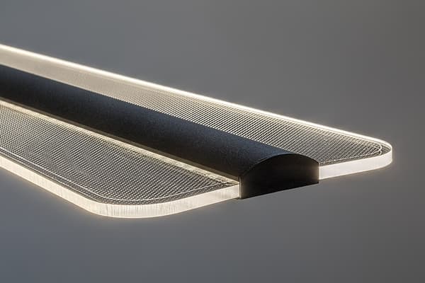 Moderne sort lang LED-pendellampe 40W Norael Rabalux