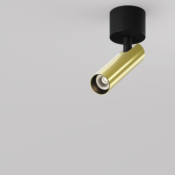 Moderne sort rund rør LED 6W FOCUS T Maytoni Technical loftspot