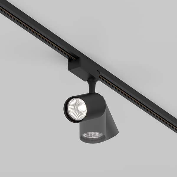 1-vaiheinen musta LED-kohdevalo 10W 4000K VUORO Maytoni Technical