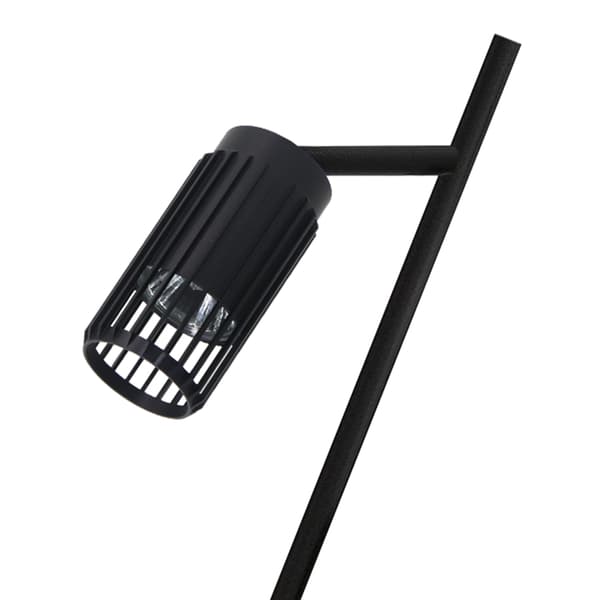 Sort aflang bordlampe Vertical 1xGU10 8W Milagro