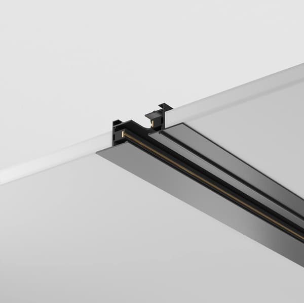 Forsænket 1-faset skinnesystem 100 cm sort UNITY Maytoni Technical