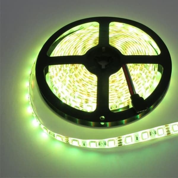 LED-list 300 4.8W/m gul 12V IP20 5m dimbar Ecolight