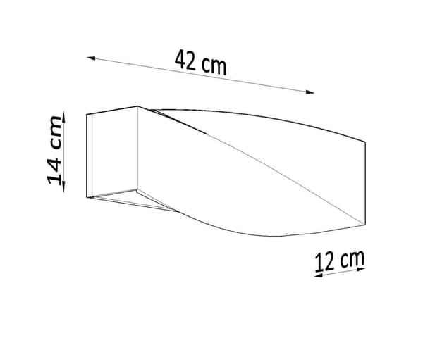 Væglampe SIGMA SORT Sollux Lighting SL.0870