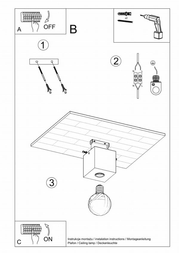 Spot ARIZ naturtræ Sollux Lighting SL.0675