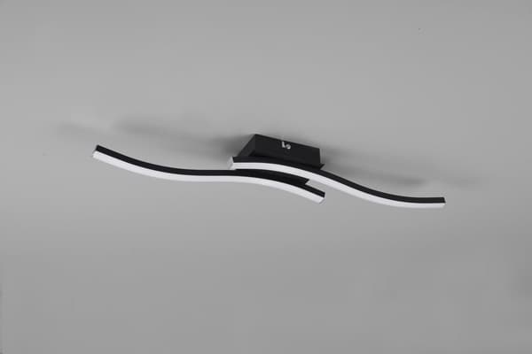 Moderne loftlampe indbygget LED ROUTE sort RL R62472432