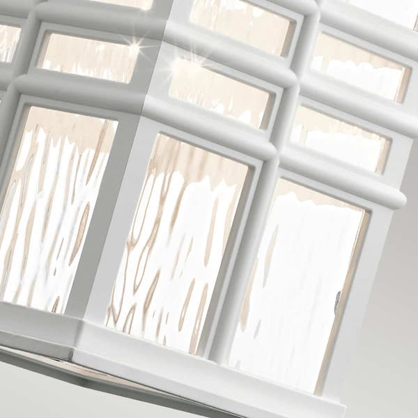 Ulkoseinävalaisin valkoinen E27 60W Beacon Square Kichler