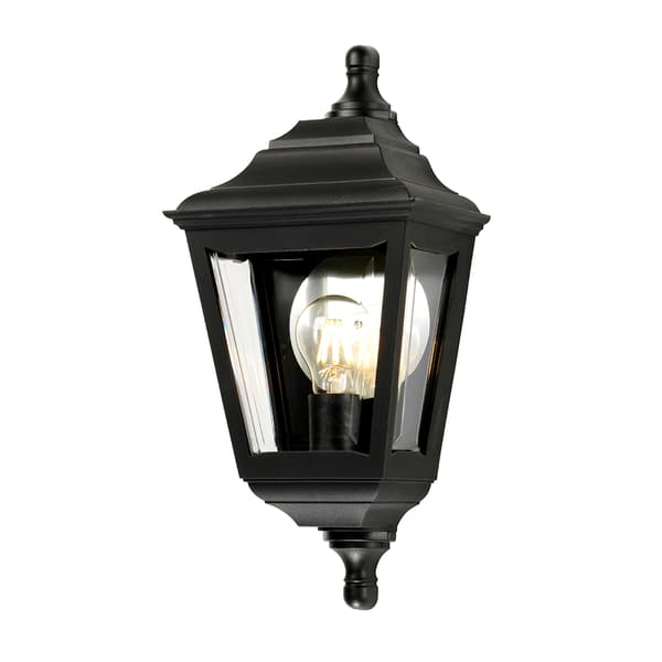 Utomhusvägglampa svart E27 60W Kerry Elstead