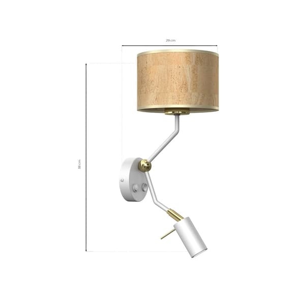 Seinävalaisin lukulampulla CORK MLP7516 Milagro