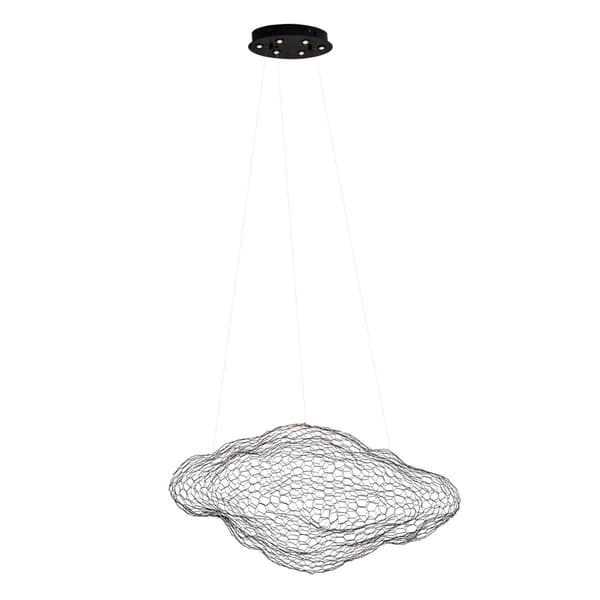 Designer sort dekorativ pendellampe STARDUST LED 14W P0525D Maxlight