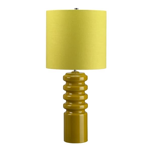 Bordlampe porcelæn lime 85 cm Contour E27 60W Elstead