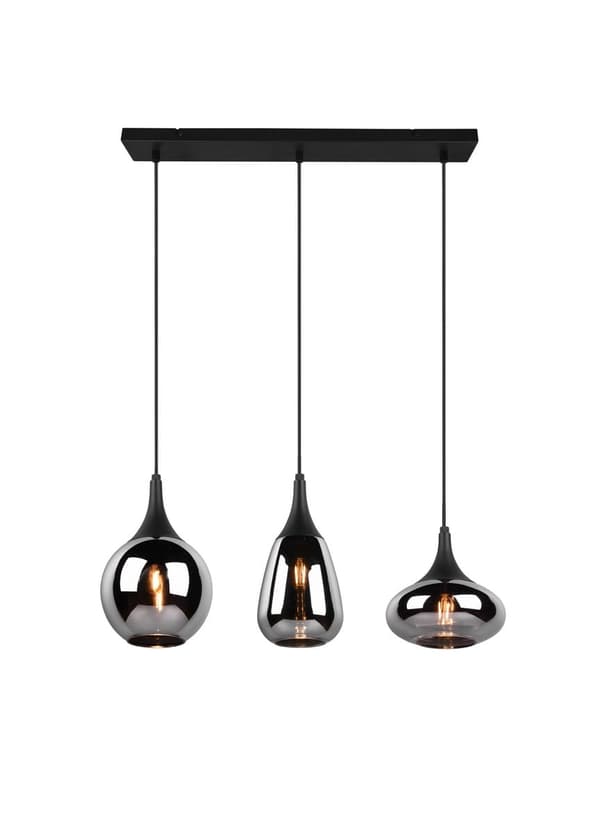 Lysekrone LUMINA sort Trio 317000332