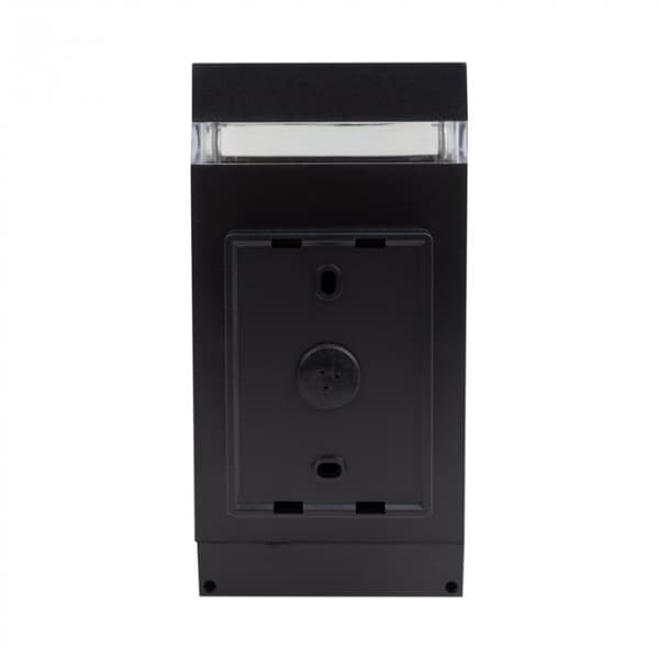 Moderni ulkoseinävalaisin musta 1xGU10 15W Ecolight